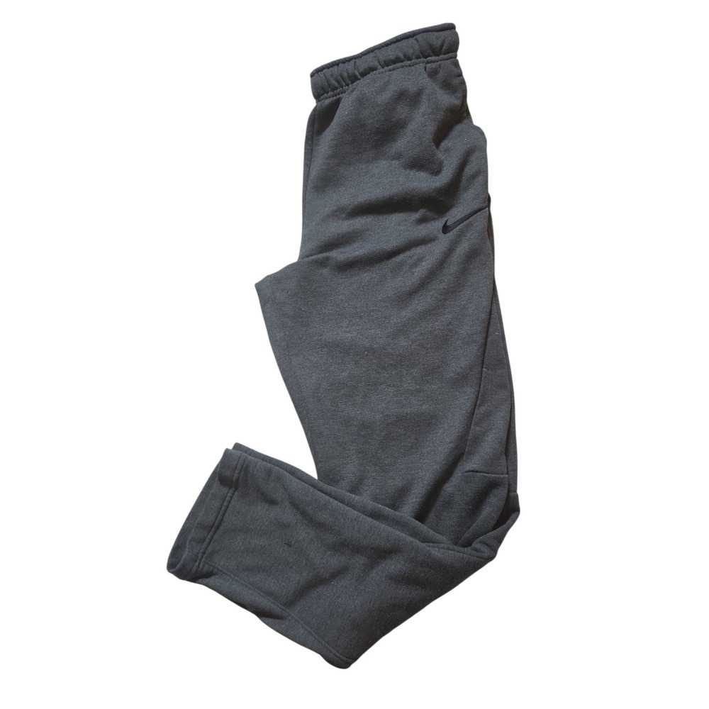Nike Dri-FIT Mens Training Pants Charcoal Gray Athletic Sweatpants Size Medium